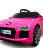 R-Sport Masinuta electrica pentru copii 60W cu telecomanda si scaun din piele Cabrio B4 628 Roz
