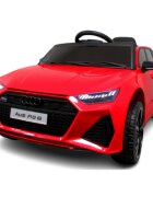 R-Sport Masinuta electrica pentru copii 70W cu telecomanda Audi RS6 rosu roti Eva si scaun piele