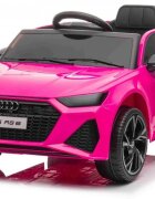 R-Sport Masinuta electrica pentru copii 70W cu telecomanda Audi RS6 roz roti Eva si scaun piele