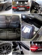 R-Sport Masinuta electrica pentru copii Audi R8 Negru 70W cu telecomanda si roti Eva cu suspensii slow start faruri si lumini Led unitate audio cu display si Mp3