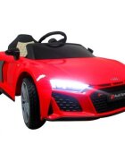 R-Sport Masinuta electrica pentru copii Audi R8 Sport Rosu 70W cu telecomanda roti Eva lumini muzica si suspensii