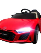 R-Sport Masinuta electrica pentru copii Audi R8 Sport Rosu 70W cu telecomanda roti Eva lumini muzica si suspensii