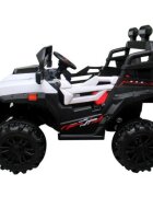 R-Sport Masinuta electrica pentru copii Buggy X8N alb 70W cu telecomanda slow start muzica lumini si Mp3