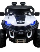 R-Sport Masinuta electrica pentru copii Buggy X8N alb 70W cu telecomanda slow start muzica lumini si Mp3