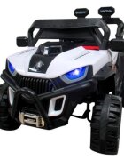 R-Sport Masinuta electrica pentru copii Buggy X8N alb 70W cu telecomanda slow start muzica lumini si Mp3