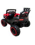 R-Sport Masinuta electrica pentru copii Buggy X9 4x4 Rosu 90W cu telecomanda 12V roti gonflabile amortizoare scaun piele ecologica functie de balansare