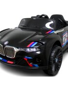 R-Sport Masinuta electrica pentru copii Cabrio 60W Z5 TK1188 negru cu telecomanda control volum pornire lenta si deschidere usi