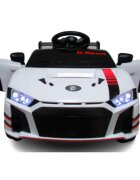 R-Sport Masinuta electrica pentru copii Cabrio A1 Alb 60W cu telecomanda si functie de balansare