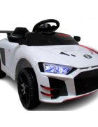 R-Sport Masinuta electrica pentru copii Cabrio A1 Alb 60W cu telecomanda si functie de balansare