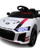 R-Sport Masinuta electrica pentru copii Cabrio A1 Alb 60W cu telecomanda si functie de balansare