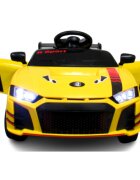 R-Sport Masinuta electrica pentru copii Cabrio A1 Galben 60W cu telecomanda si functie de balansare