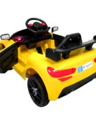 R-Sport Masinuta electrica pentru copii Cabrio A1 Galben 60W cu telecomanda si functie de balansare