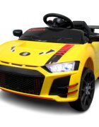 R-Sport Masinuta electrica pentru copii Cabrio A1 Galben 60W cu telecomanda si functie de balansare