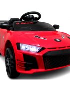 R-Sport Masinuta electrica pentru copii Cabrio A1 Rosu 60W cu telecomanda si functie de balansare