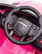 R-Sport Masinuta electrica pentru copii Cabrio F4 Roz 60W cu telecomanda si roti Eva slow start faruri si lumini Led unitate audio cu display si Mp3