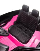 R-Sport Masinuta electrica pentru copii Cabrio F4 Roz 60W cu telecomanda si roti Eva slow start faruri si lumini Led unitate audio cu display si Mp3