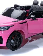 R-Sport Masinuta electrica pentru copii Cabrio F4 Roz 60W cu telecomanda si roti Eva slow start faruri si lumini Led unitate audio cu display si Mp3
