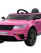R-Sport Masinuta electrica pentru copii Cabrio F4 Roz 60W cu telecomanda si roti Eva slow start faruri si lumini Led unitate audio cu display si Mp3