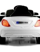 R-Sport Masinuta electrica pentru copii Cabrio M4 BBH-958 Alb 50W cu telecomanda 12V pornire lenta usi si portbagaj cu deschidere panou muzica lumini sarcina maxima 30 kg