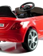 R-Sport Masinuta electrica pentru copii Cabrio M4 BBH-958 Rosu 50W cu telecomanda 12V pornire lenta usi si portbagaj cu deschidere panou muzica lumini sarcina maxima 30 kg