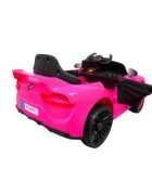 R-Sport Masinuta electrica pentru copii Cabrio Z6 roz 70W cu telecomanda functie de balansare volan sport Mp3 si Usb amortizoare si deschidere usi