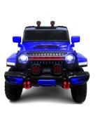 R-Sport Masinuta electrica pentru copii Jeep X7 4x4 roti gonflabile albastru 140W cu telecomanda functie de balansare oglinzi retrovizoare si Functii muzicale