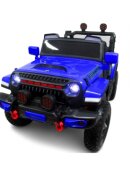 R-Sport Masinuta electrica pentru copii Jeep X7 4x4 roti gonflabile albastru 140W cu telecomanda functie de balansare oglinzi retrovizoare si Functii muzicale
