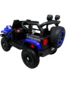 R-Sport Masinuta electrica pentru copii Jeep X7 4x4 roti gonflabile albastru 140W cu telecomanda functie de balansare oglinzi retrovizoare si Functii muzicale