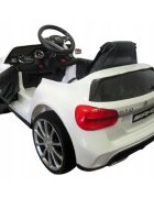 R-Sport Masinuta electrica pentru copii Mercedes GLA45 Alb 70W cu telecomanda roti EVA si scaun piele pornire lenta lumini panou de muzica 2 usi cu deschidere