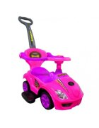 R-Sport Masinuta pentru copii de impins J9 Roz cu maner pentru ghidare de catre parinte suport pentru picioare melodii recomandata copiilor cu varsta cuprinsa intre 1-3 ani
