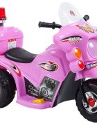 R-Sport Motocicleta electrica pentru copii M7 roz 20W cu muzica lumini si pedala acceleratie
