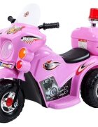 R-Sport Motocicleta electrica pentru copii M7 roz 20W cu muzica lumini si pedala acceleratie