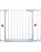R-Sport Poarta de siguranta din metal S3 alb 79-115 cm