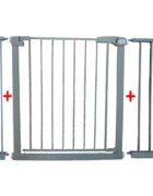 R-Sport Poarta de siguranta din metal S3 gri 79-115 cm