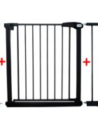 R-Sport Poarta de siguranta din metal S3 negru 79-115 cm