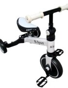 R-Sport Tricicleta multifunctionala 4 in 1 cu pedale detasabile P8 alb varsta 2-5 ani roti din spuma EVA inaltime reglabila sarcina maxima admisa 25 kg