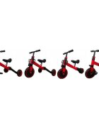 R-Sport Tricicleta multifunctionala 4 in 1 cu pedale detasabile P8 rosu varsta 2-5 ani roti din spuma EVA inaltime reglabila sarcina maxima admisa 25 kg