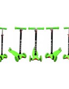 R-Sport Trotineta H1 verde ghidon reglabil cadru din aluminiu greutate admisa 50 kg