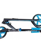 R-Sport Trotineta H4 albastra pliabila cu 2 roti din cauciuc ghidon reglabil greutate admisa 100 kg