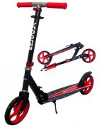 R-Sport Trotineta H4 rosie pliabila cu 2 roti din cauciuc ghidon reglabil greutate admisa 100 kg