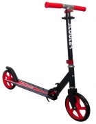 R-Sport Trotineta H4 rosie pliabila cu 2 roti din cauciuc ghidon reglabil greutate admisa 100 kg