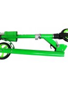 R-Sport Trotineta H5 verde cu 2 roti pliabila roti din cauciuc ghidon reglabil greutate admisa 100 kg