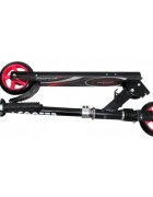 R-Sport Trotineta H7 negru-rosu pliabila cu roti din cauciuc greutate admisa 100 kg