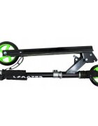 R-Sport Trotineta H7 negru-verde pliabila cu roti din cauciuc greutate admisa 100 kg