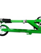 R-Sport Trotineta pliabila H6 verde cu roti din cauciuc frana de picior ghidon reglabil greutate admisa 100 kg