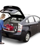 RADIO FLYER Carucior copii pliabil de tractat cu baldachin EZ Fold Wagon prevazut cu scaune confortabile cu centuri de siguranta suporturi pentru sticle roti silentioase greutate maxima suportata 68 kg
