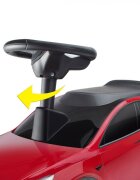 RADIO FLYER Masinuta pentru copii fara pedale My First Tesla actionata cu picioarele roti din cauciuc volan mobil cu claxon