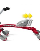 RADIO FLYER Ride-On fara pedale pentru copii Ziggle recomandat copiilor intre 3 si 8 ani cu posibilitate de rotire la 360 grip tape sezut cu pozitie ajustabila 4 roti multidirectionale