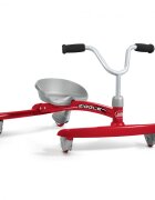 RADIO FLYER Ride-On fara pedale pentru copii Ziggle recomandat copiilor intre 3 si 8 ani cu posibilitate de rotire la 360 grip tape sezut cu pozitie ajustabila 4 roti multidirectionale