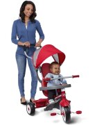 RADIO FLYER Tricicleta pentru copii 4 in 1 multifunctionala 9 luni-5 ani scaun cu pozitie ajustabila copertina cu protectie UV suport pentru picioare si tavita cu suport pentru jucarii